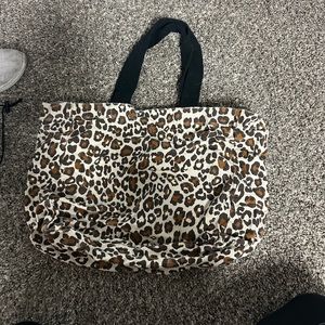Leopard print bag